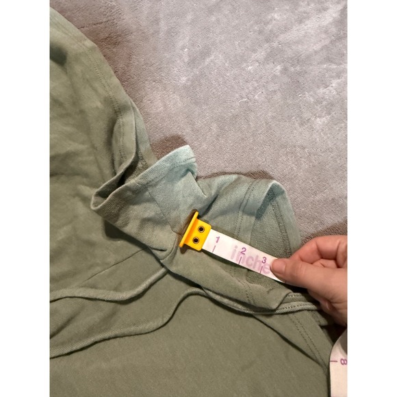 NWT Lulus Small‎ Perfect Lazy Day Sage Green Sleeveless Drawstring Lounge Romper - Picture 7 of 10